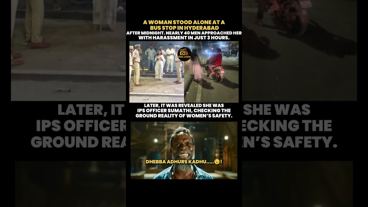 IPS Officer Sumathi&rsquo;s Midnight Safety Experiment#shorts#ips#hyderabad#safety