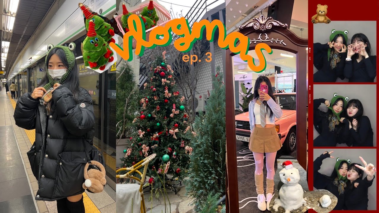 vlogmas 3: christmas shopping, what's in my bag, its...cold☃️