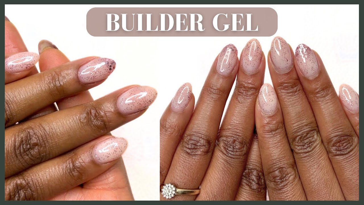 Grow long natural nails with Builder gel at home | Beginner friendly ￼