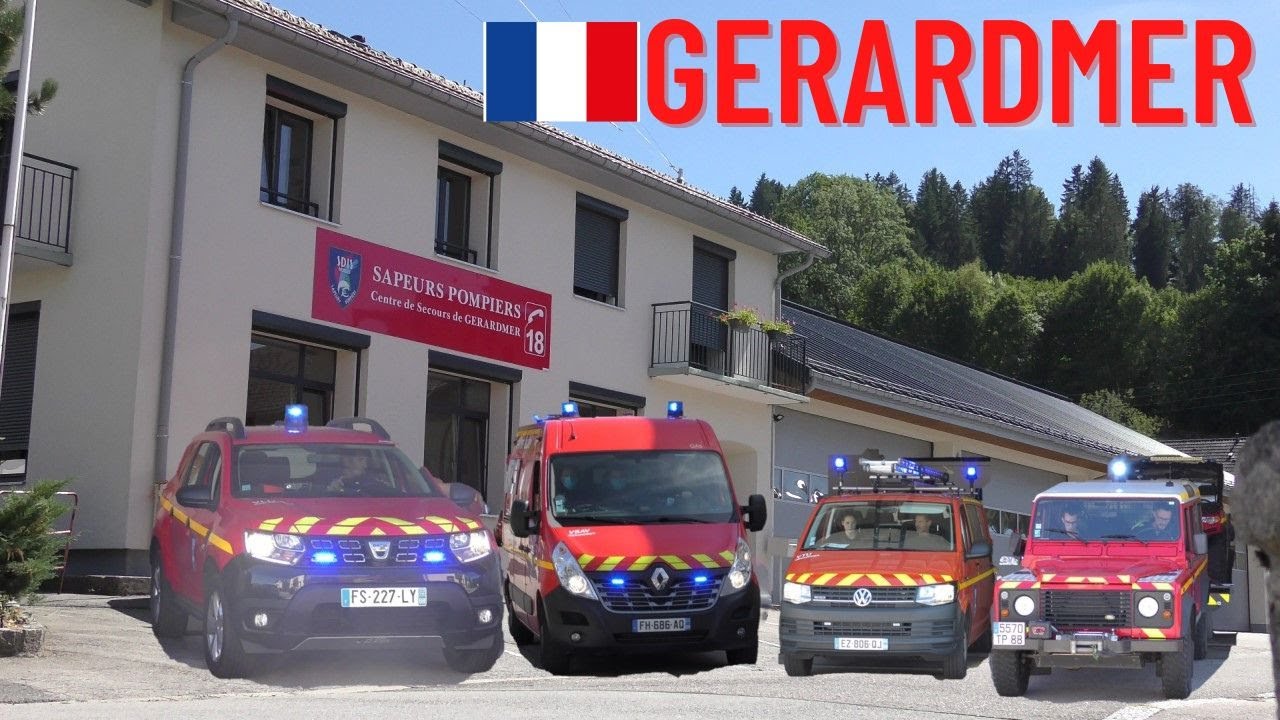 [FRANCE] Pompiers de Gerardmer | Ambulance SAPEURS-POMPIERS DES VOSGES VSAV Gerardmer!