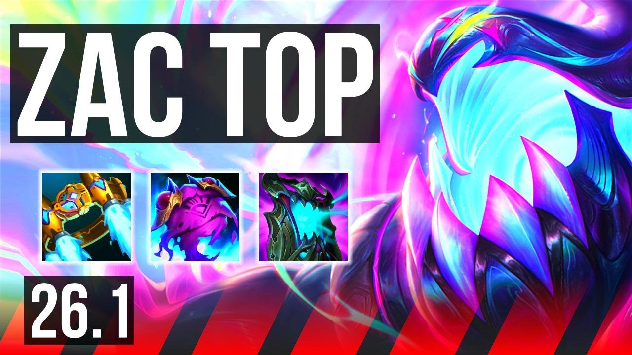 ZAC vs MORDEKAISER (TOP) | Perfect KDA: 11/0/5 | KR Master | 26.1