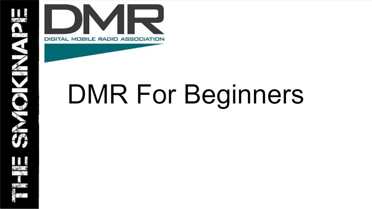 DMR For Beginners - HAM Radio - TheSmokinApe