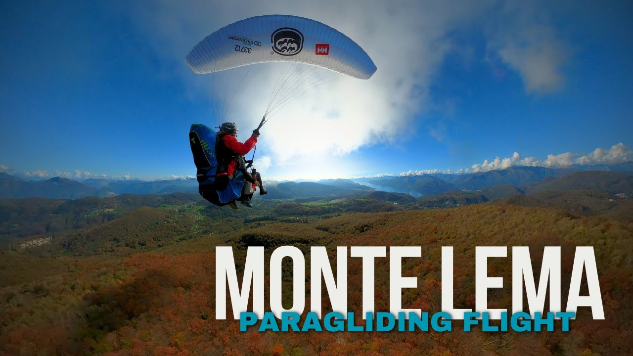 Monte Lema 🪂 Parapendio