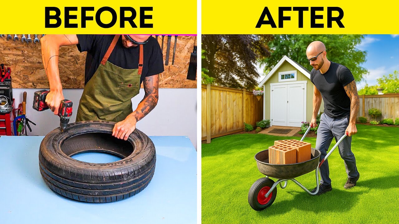 Turn OLD Things into AMAZING Backyard and Home Crafts!