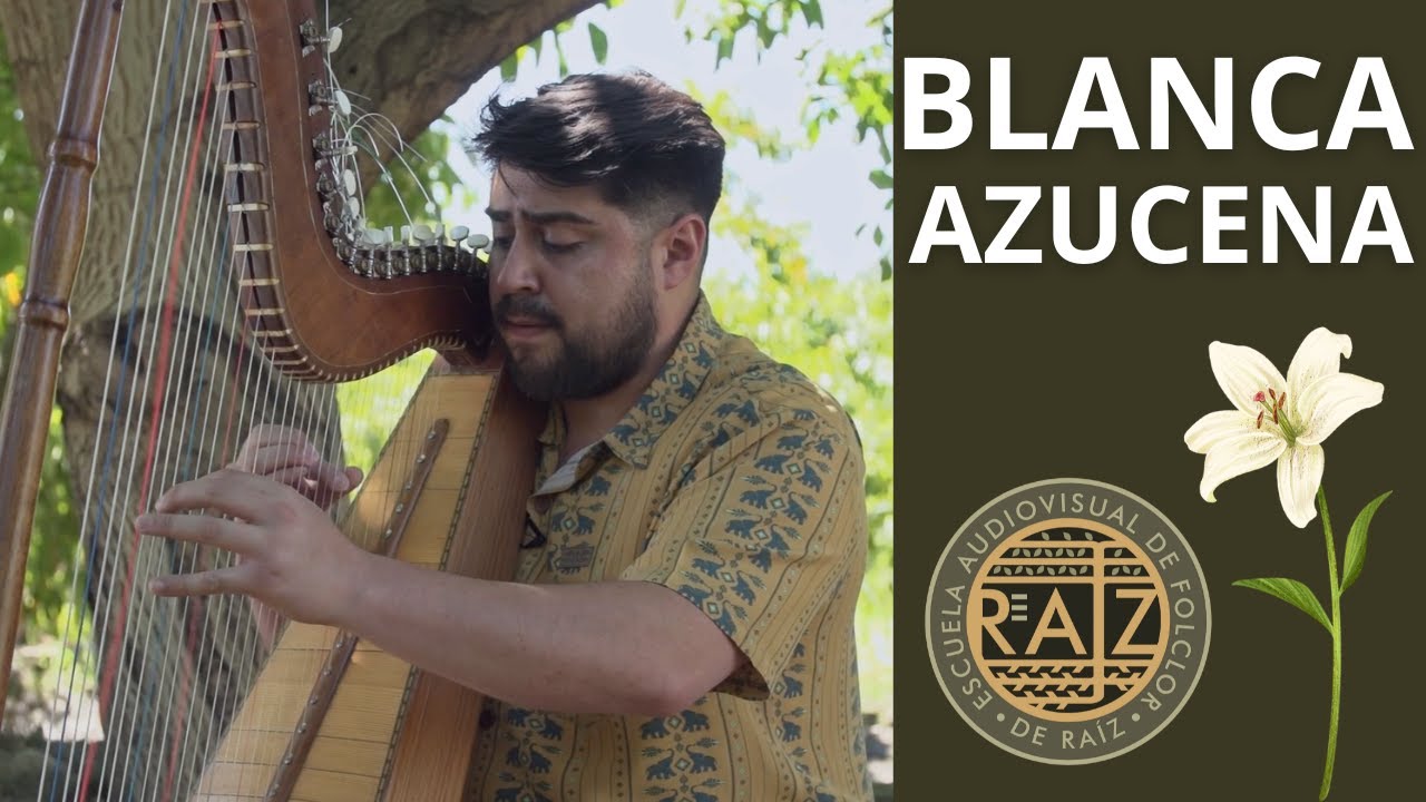 Blanca  Azucena en Arpa.