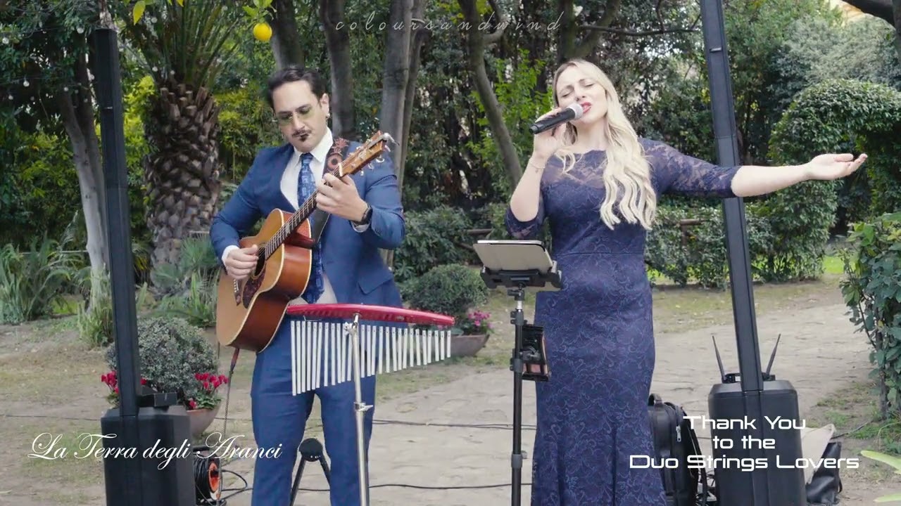Duo Strings Lovers - Immagini della Fontana di Diana
