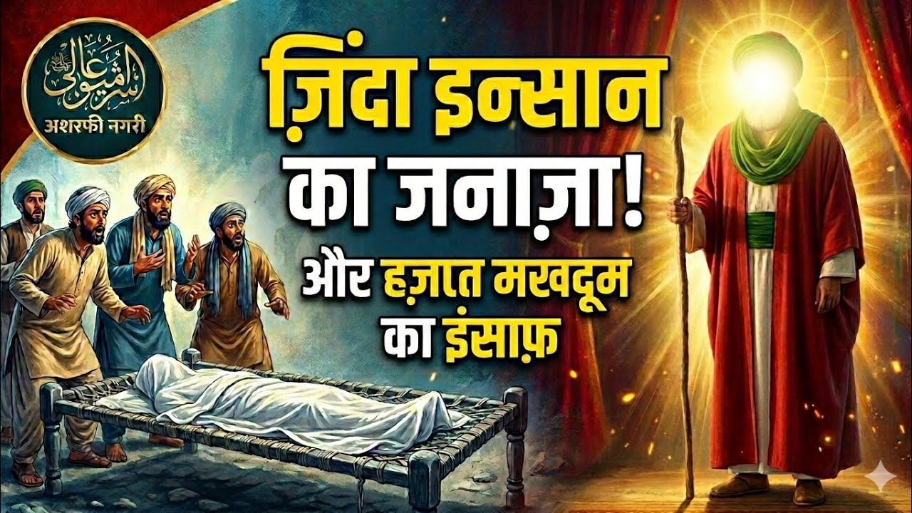 ज़िंदा इंसान का जनाज़ा और हज़रत मख़दूम का इंसाफ! ⚖️ Real Story of Hazrat Makhdoom Ashraf Simnani | 
