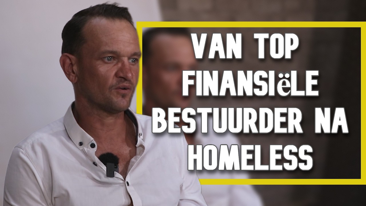 Van Top finansiële bestuurder na homeless  #getuietyd