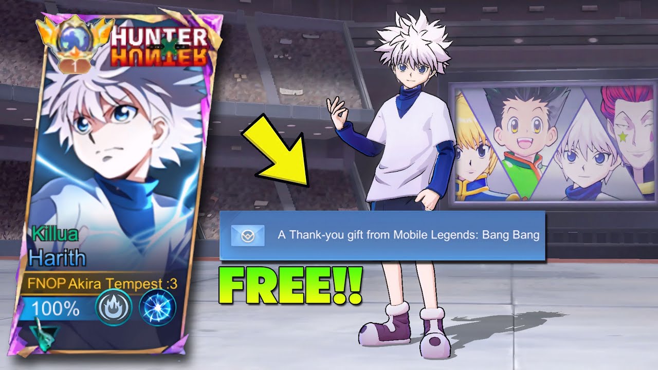 WTF! HUNTER X HUNTER KILLUA HARITH SKIN IS INSANE!🔥 - MLBB