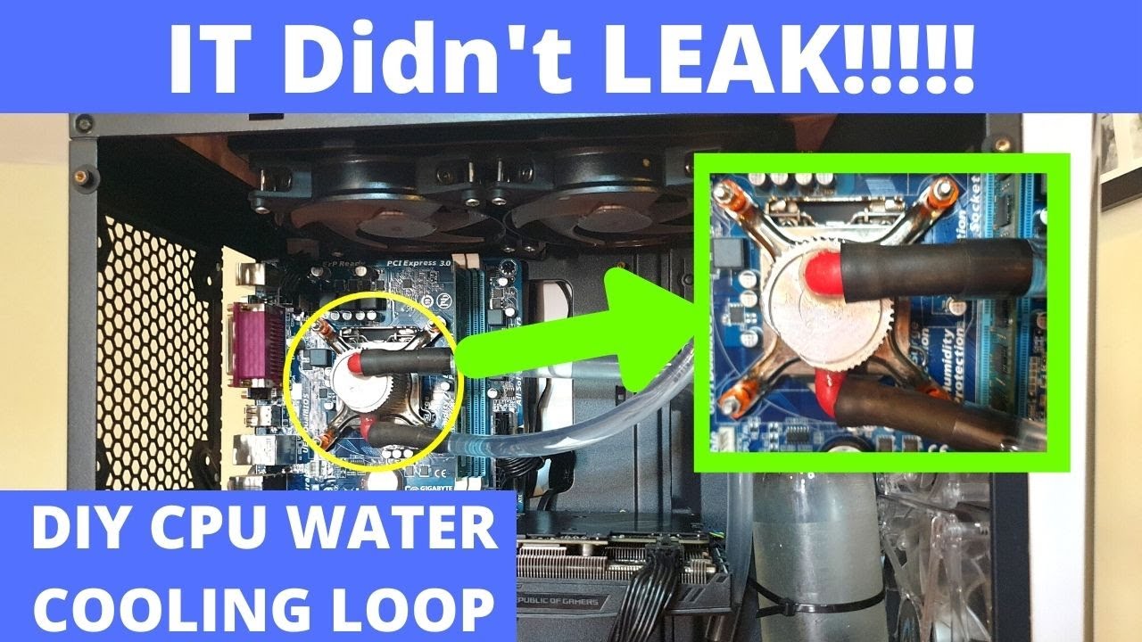 DIY CPU Water Cooling Loop... This Thing Will Surprise YOU!!!
