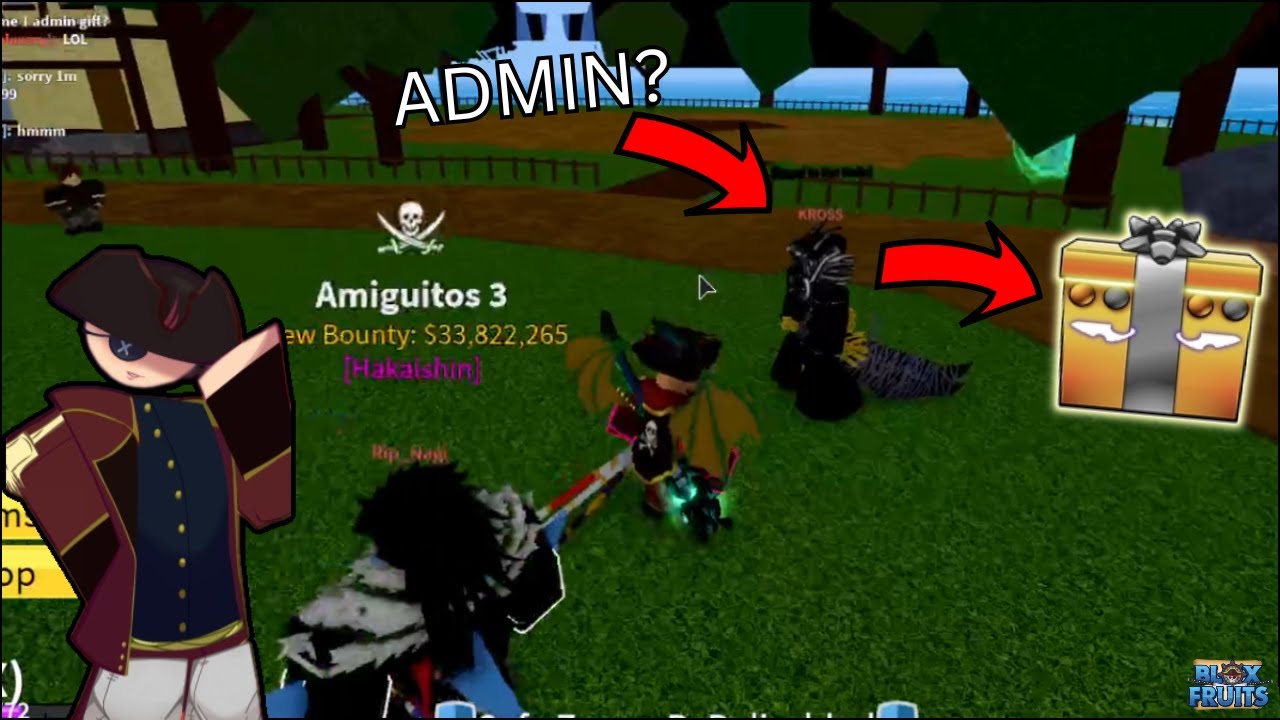JOINING A ADMIN + HOLIDAY GIFT? | Blox Fruits