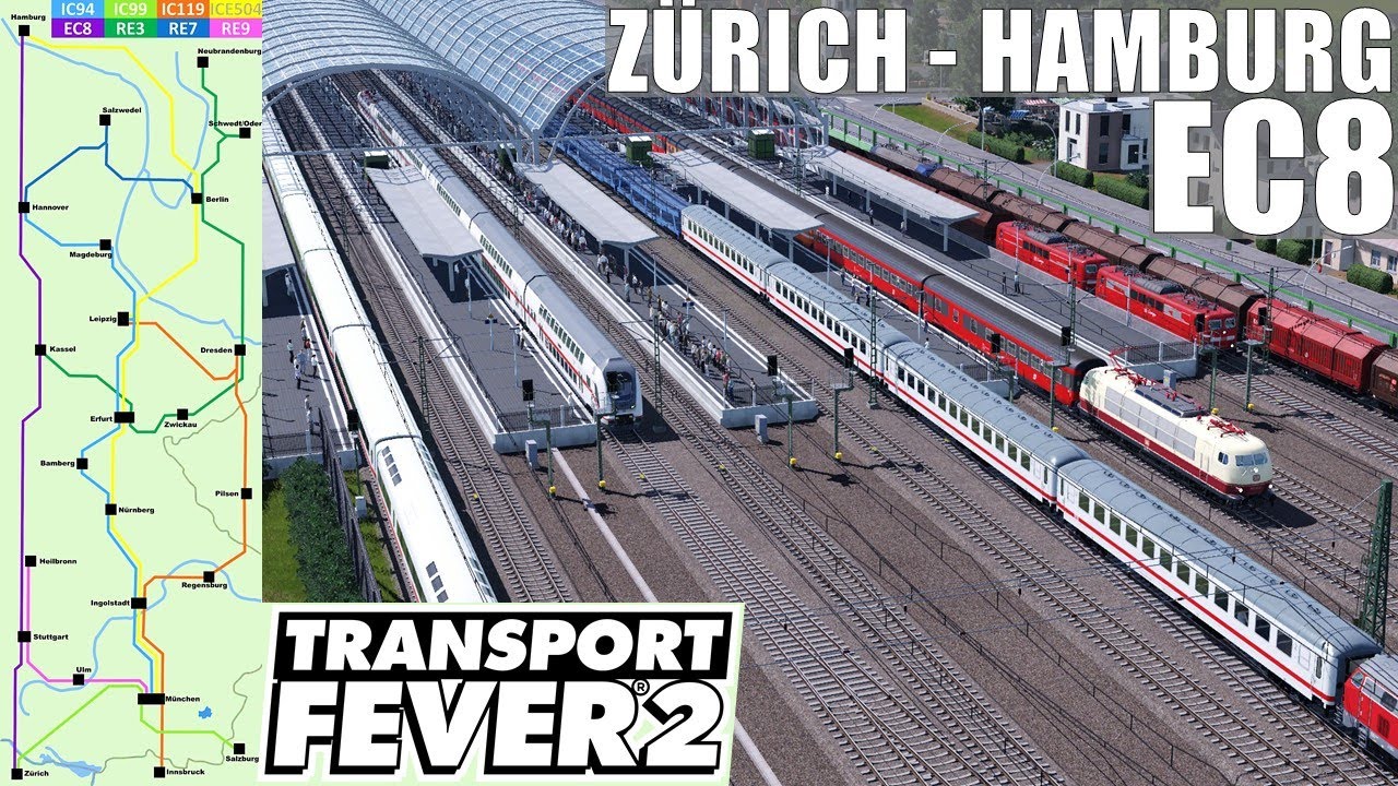 Transport Fever 2 | Zurich - Hamburg | Season 3 | Ride Along | Let's Play