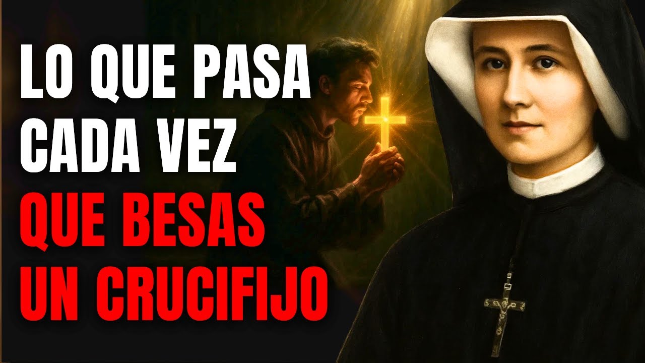 SANTA FAUSTINA REVELA: Esto Ocurre Siempre Que Besas un Crucifijo