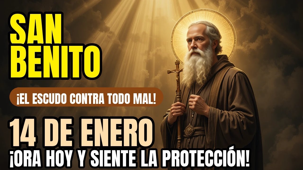📿 ORACIÓN DE LAS 12 PALABRAS SAGRADAS DE SAN BENITO 🙏 PARA CERRAR TODA PUERTA DEL MAL Y LA ESCASEZ