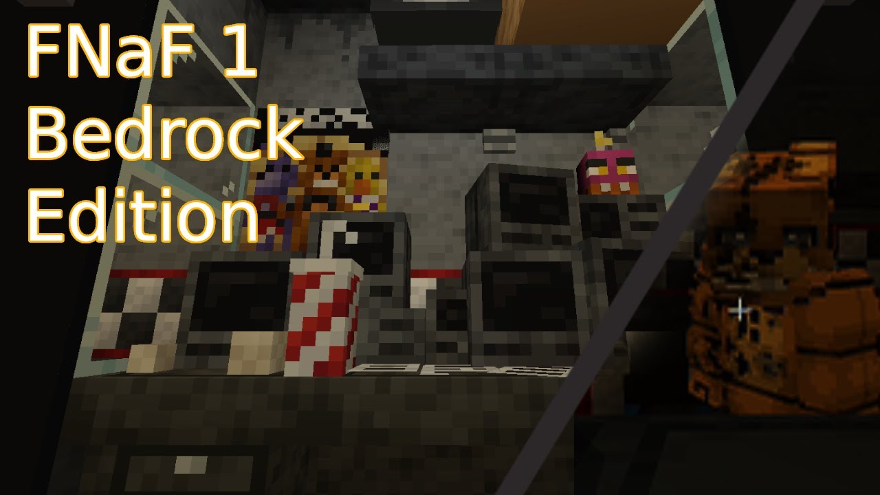 Five Night's At Freddy's Minecraft Build Bedrock Edition With @Arnaki_Gaming | MC Map Showcase.