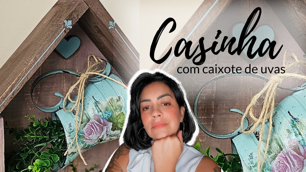 DIY | CASINHA DE MADEIRA COM CAIXOTE DE UVAS