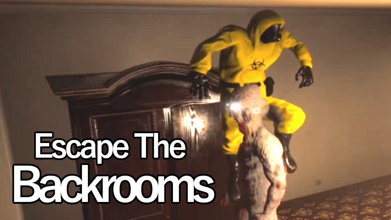【Escape The Backrooms】神回避発動！今度こそ神回避。4　おすすめのゲームです!【協力プレイ】