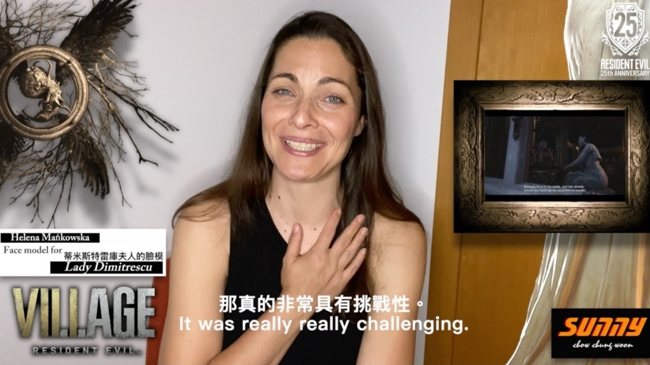 ★EXCLUSIVE interview with Helena Mankowska as LADY DIMITRESCU Resident Evil VILLAGE Sunny Chow DLC