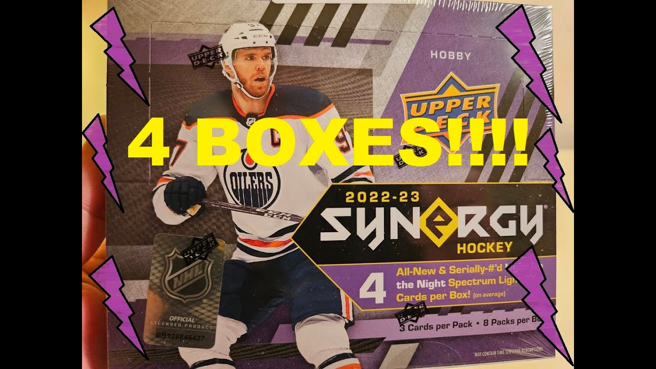 4 Hobby Boxes of 2022-23 Synergy Hockey!!!!
