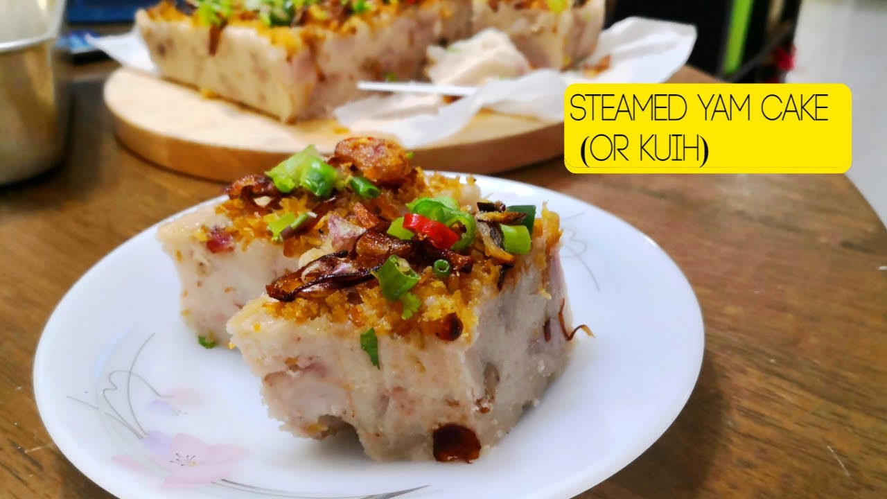 Steamed Yam Kuih | Steamed Yam Cake Recipe | Orh Kueh | Wu Tau Koh 芋头糕 | @DAPUR2020
