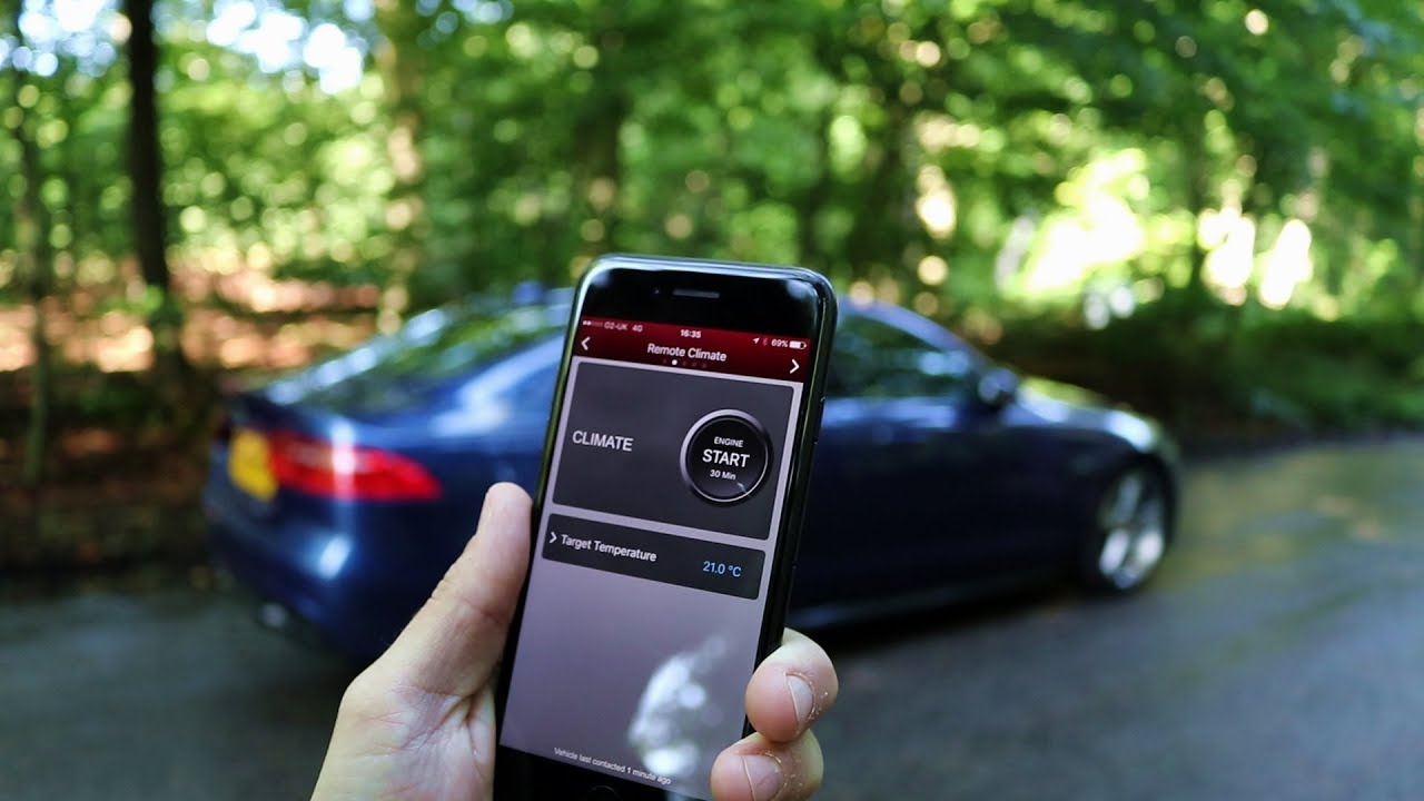 Я могу завести свой Jaguar XE с телефона!