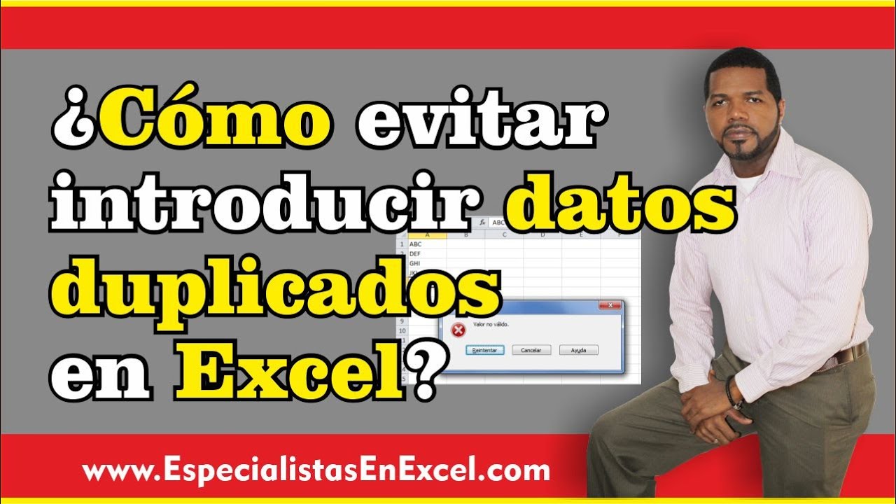 ¿Cómo evitar introducir datos duplicados en Excel con Validación de datos en Excel?