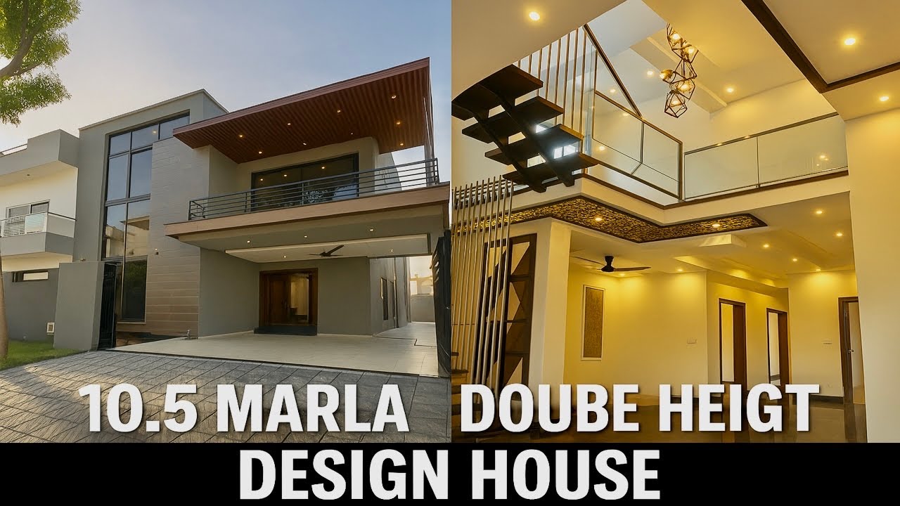 10.5 Marla Luxury Parkface House for Sale | Double Height Design | Bahria Town Phase 8 Rawalpindi
