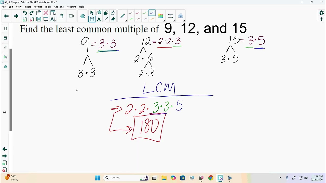 Algebra 2 Chapter 7.4 (1b)
