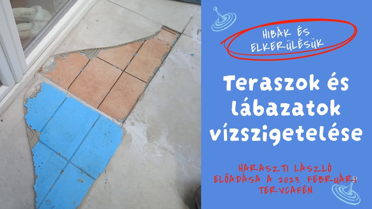 Teraszok és lábazatok vízszigetelése