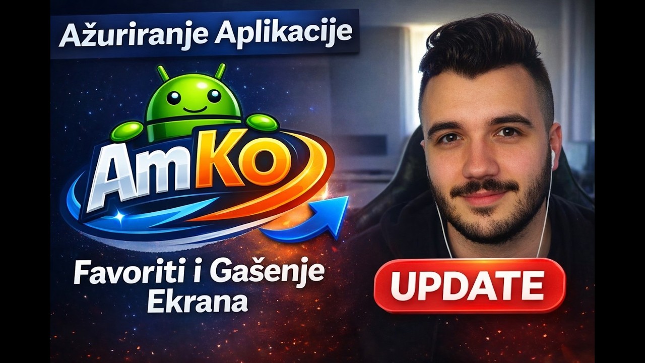 Favoriti i Gasenje Ekrana | AmKo Aplikacija Azuriranje