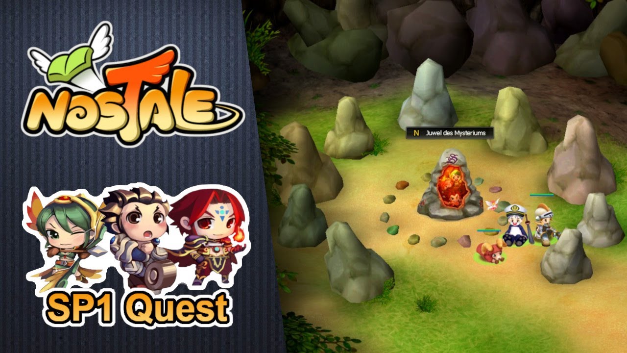 let's play NosTale #021.1 - SP1 quest komplett, anfängerguide + TS karten - walkthrough, guide