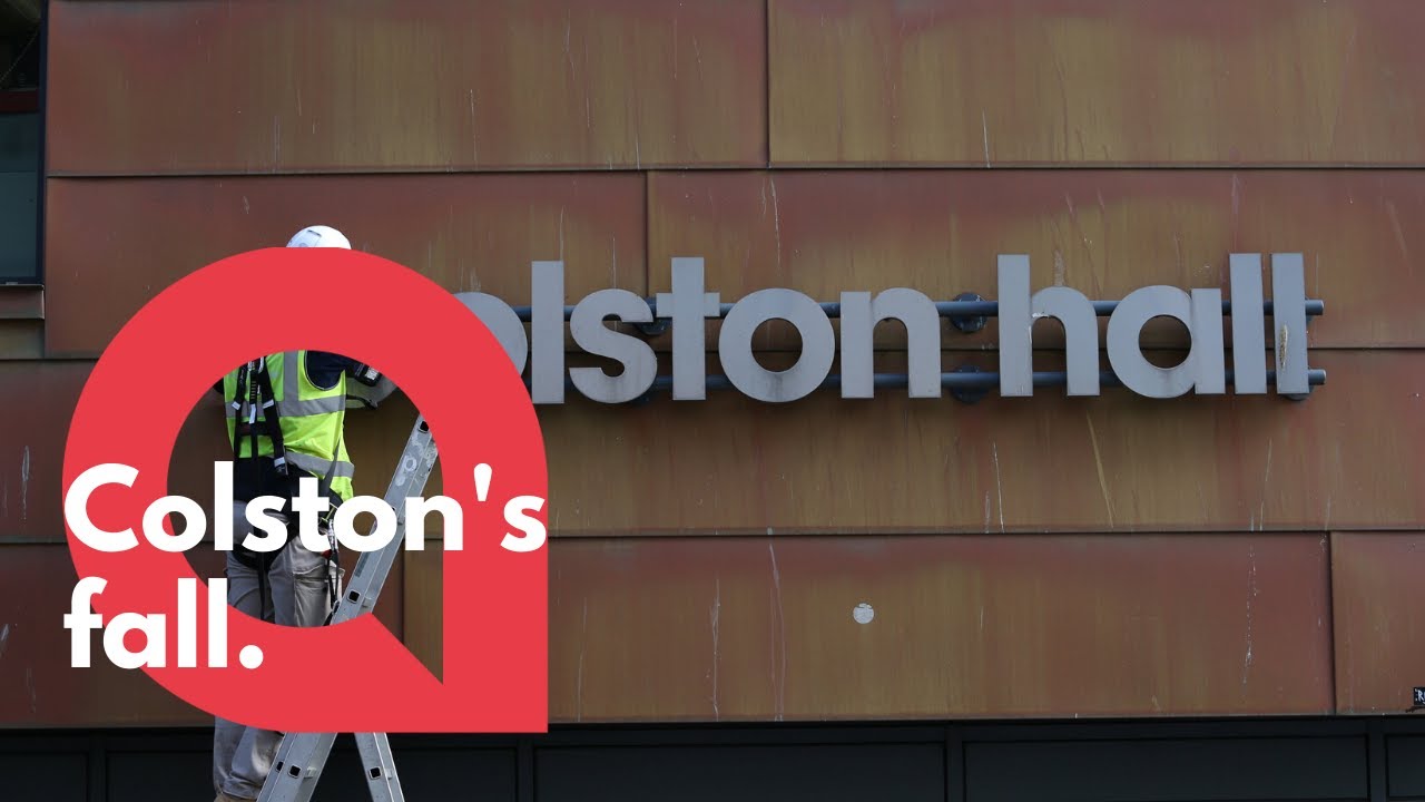 Lettering on music venue named after Edward Colston has been taken down | SWNS