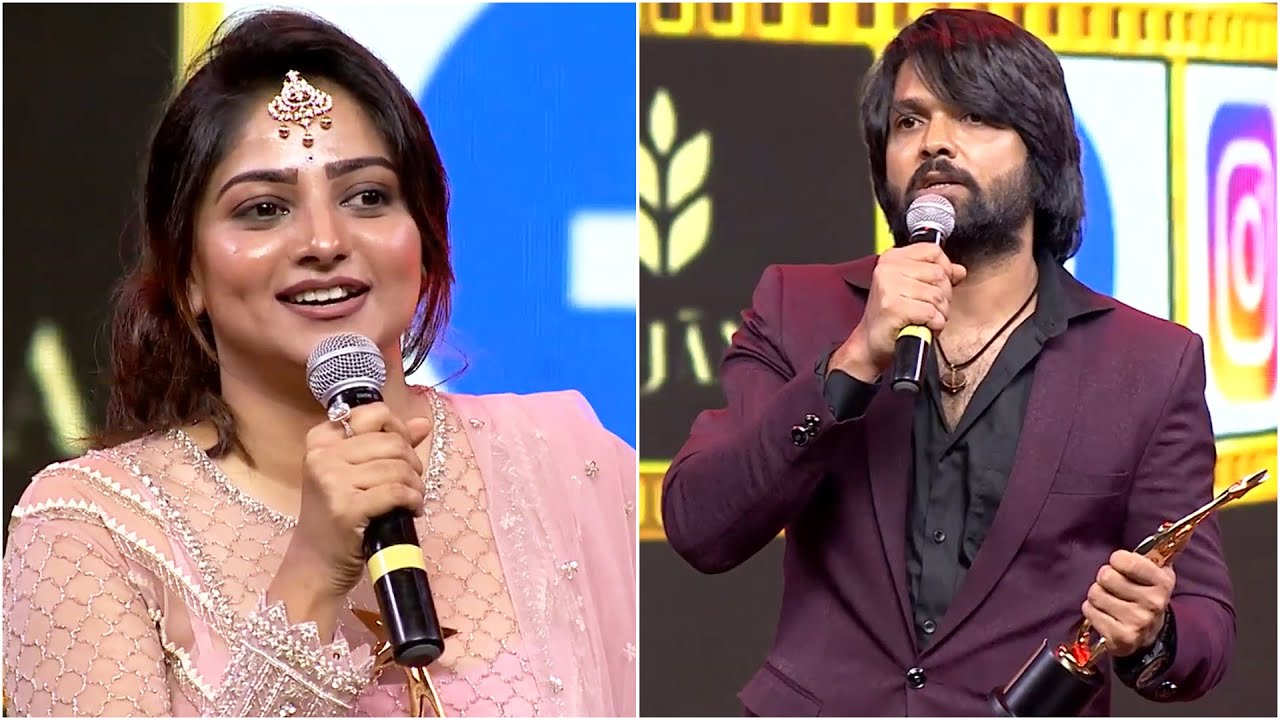 Gorgeous Rachita Ram & Rakshit Shetty Impressed Everyone With Their Winning Speeches At SIIMA 2021