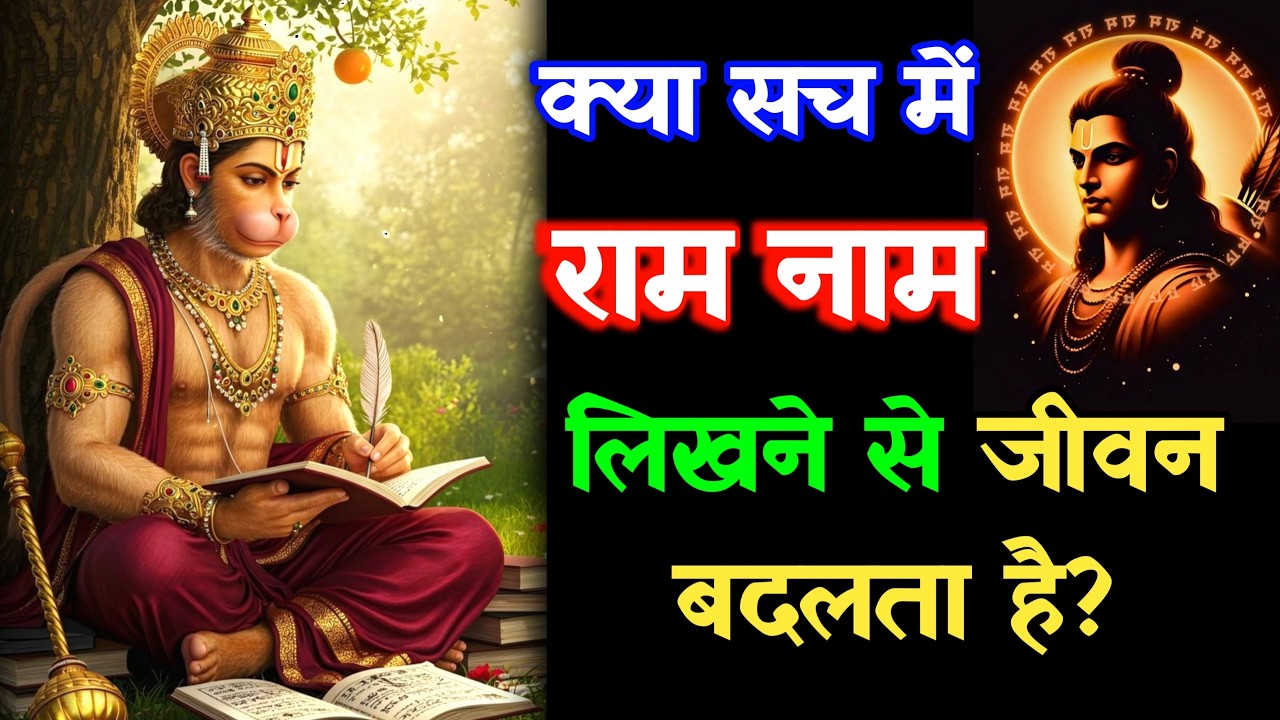 राम नाम लिखने से क्या सच में जीवन बदलता है? राम नाम की महिमा @divinehanuman23 