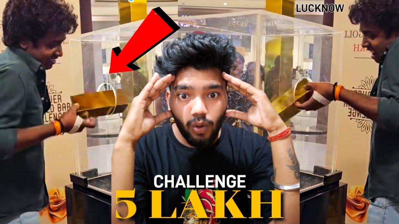Gold Bar Challenge|₹500,000 Lucknow Phoenix Palassio Gold Bar Out of the Box ⚠️