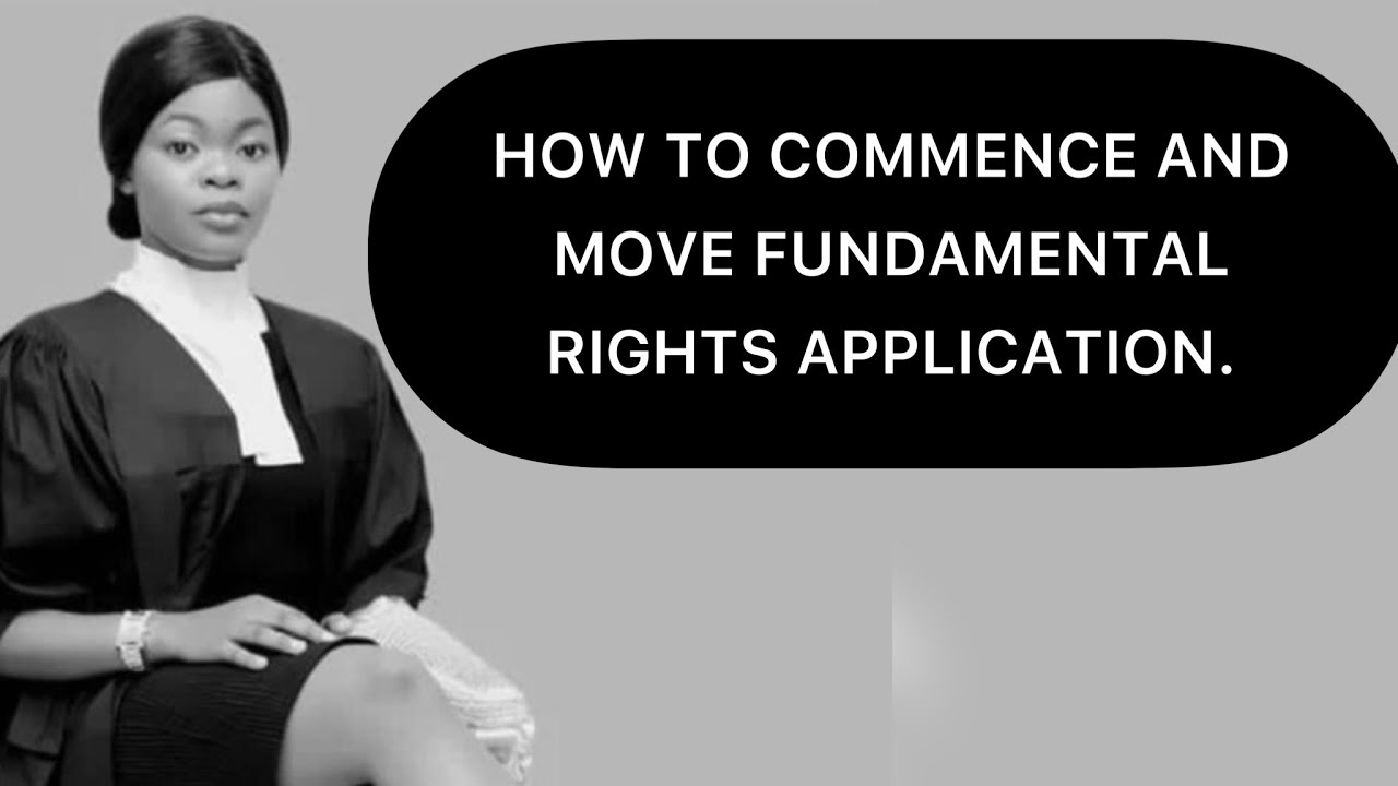 HOW TO ENFORCE FUNDAMENTAL RIGHT IN NIGERIA.
