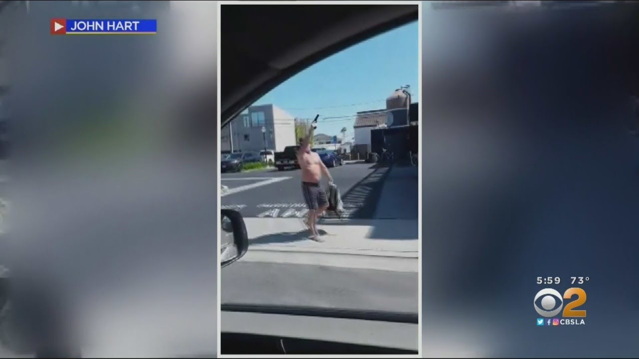 Caught On Camera: Newport Beach Man Arrested After Video Shows Him Waving Gun Near Protesters