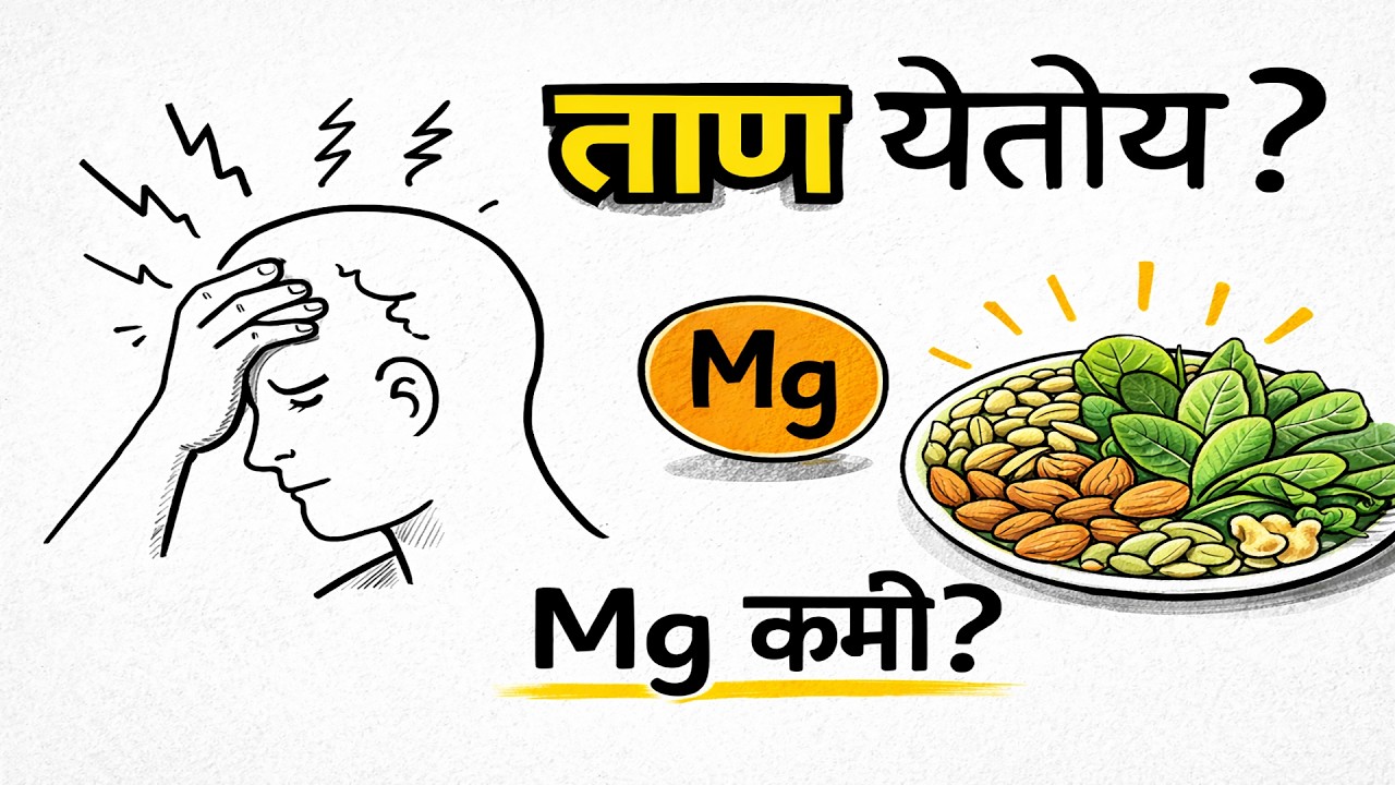 ताण येतोय? Magnesium कमी असू शकते! | Magnesium for Stress & Mental Health