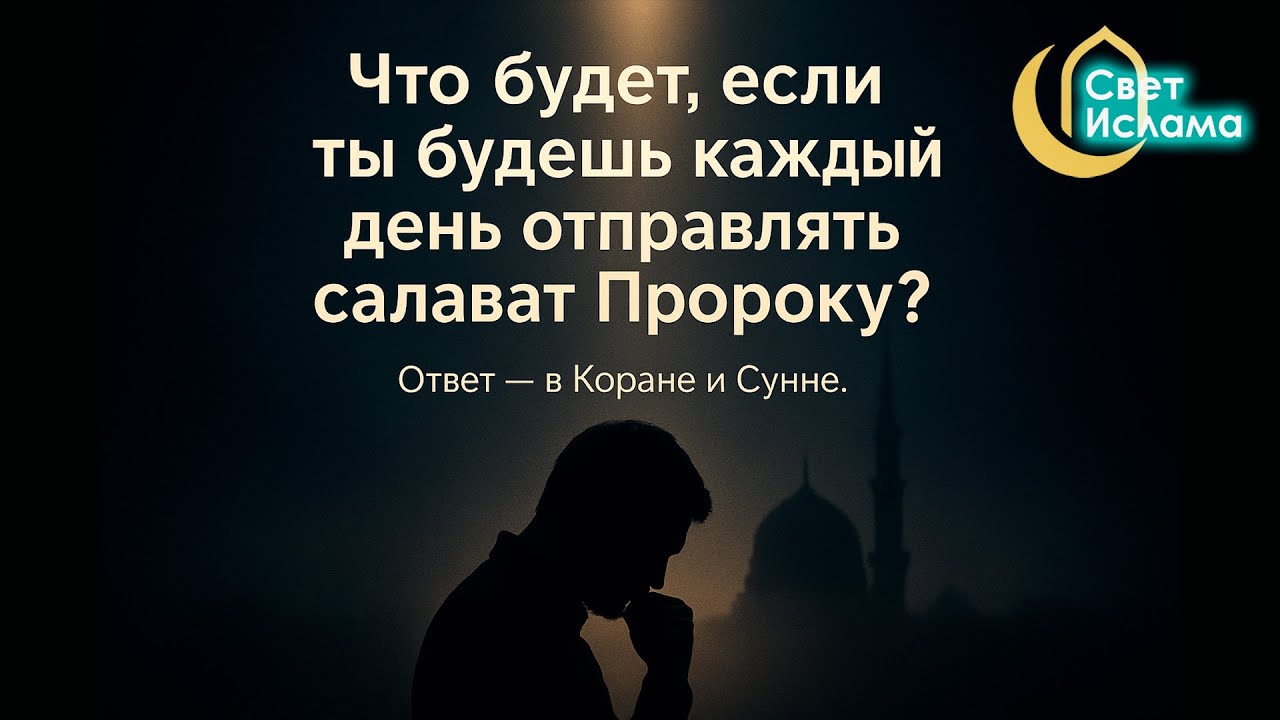 Он упомянул тебя перед ангелами… если ты послал на него салават