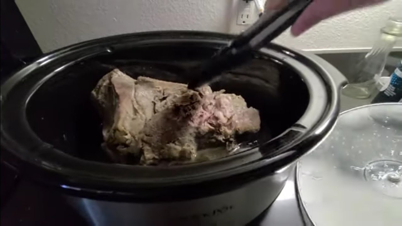 🍽Carne de puerco para lo que quieras🌯🌮 en olla de cocción lenta.  muy facil.