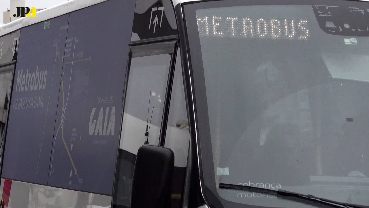 Metrobus de Gaia serve população de quase 30 mil habitantes