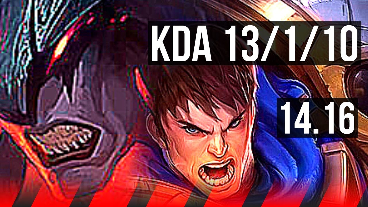 AATROX vs GAREN (TOP) | 13/1/10, Legendary, 41k DMG | EUW Master | 14.16