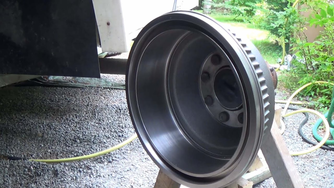 Chevrolet P30 rear drum brake and cylinder replacement