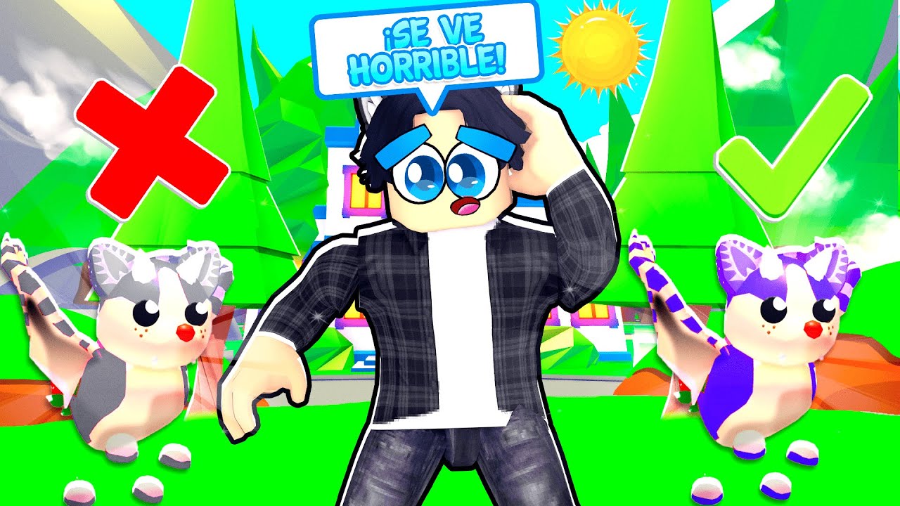 *NUEVO* LAS *PEORES* MASCOTAS DE NAVIDAD *PINTADAS* en ADOPT ME de ROBLOX!! 🤢