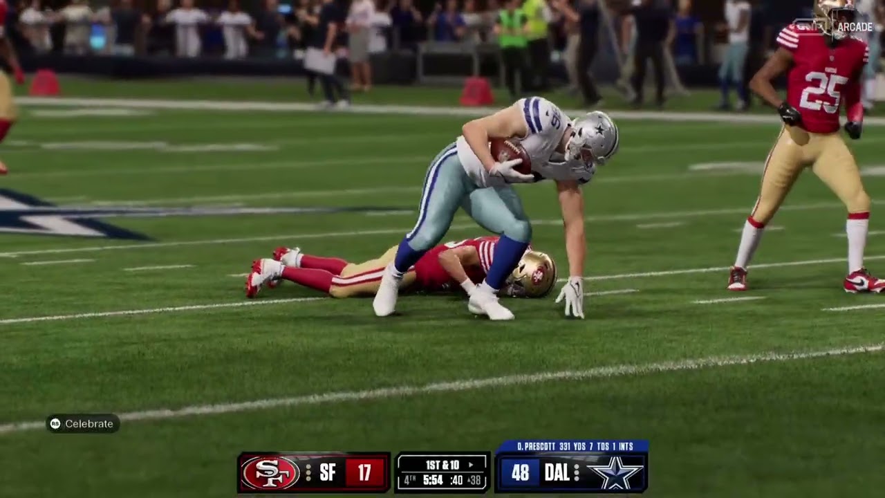 Cowboys Vs 49ers 1v1 #madden26 #football #nfl
