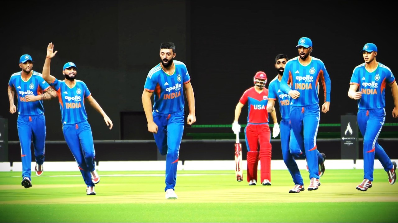 India V USA | T20 World Cup 2026 | Full Match Cricket 26 | 2K 60 FPS | ABGamer