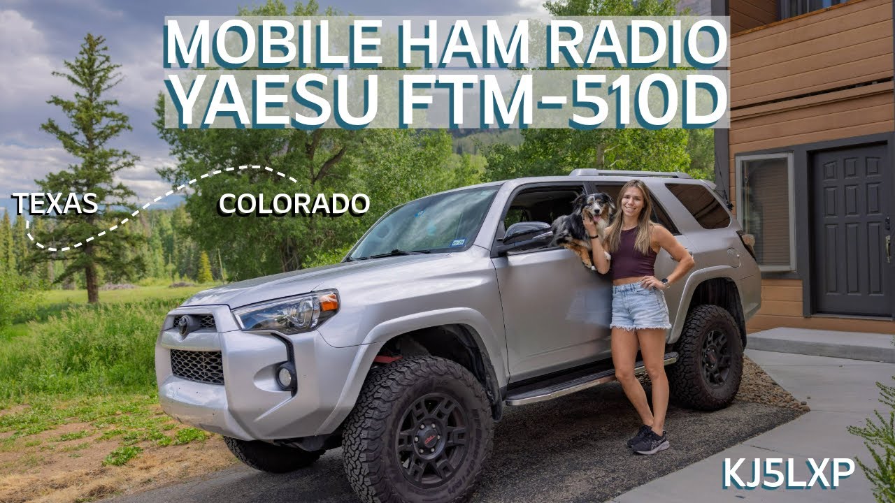 Радиолюбительская радиостанция в пути! Первые QSO с Yaesu FTM-510D | Видеоблог «TX to CO»