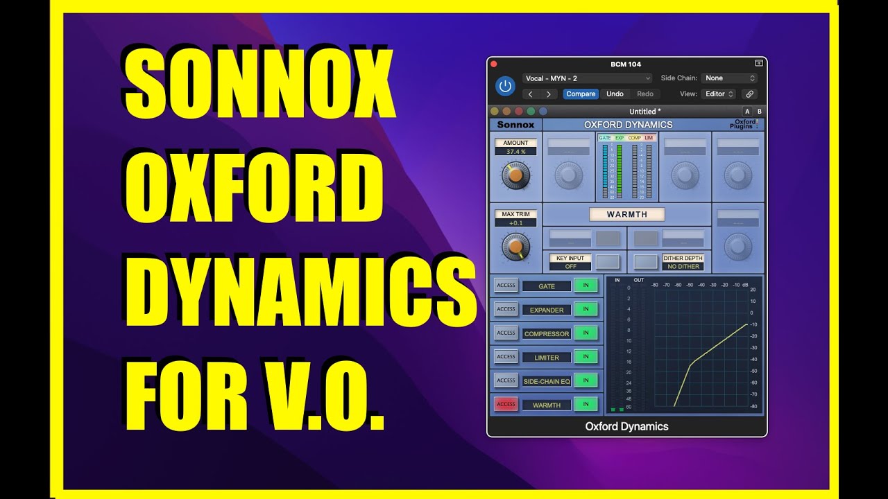 Sonnox Oxford Dynamics for Voice Over