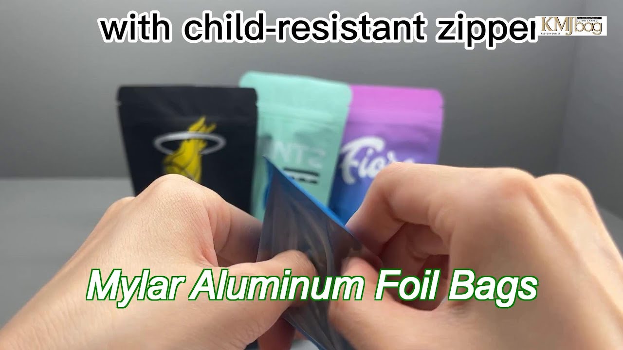 3.5G 7G 14G 28G Custom Mylar Bags Stand Up Pouches For Weed Packaging