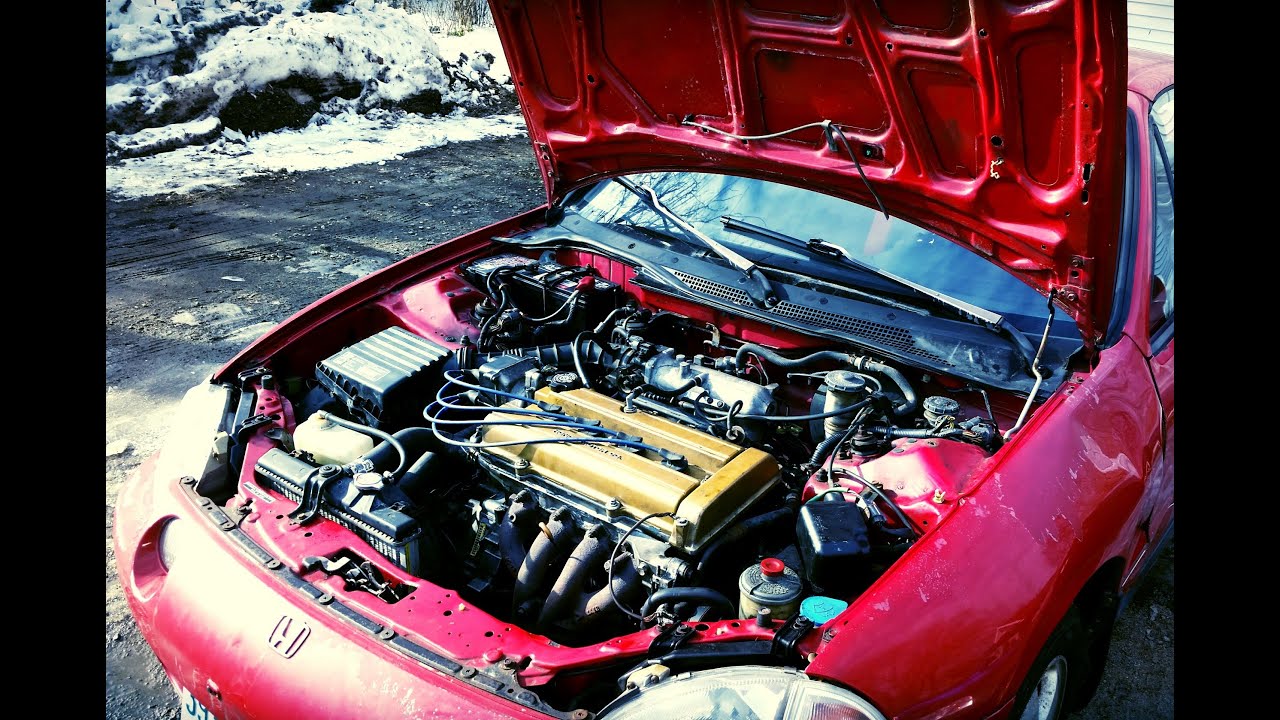 Honda Del Sol D16 to B18 swap